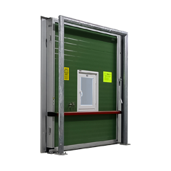 Gastight refrigeration doors